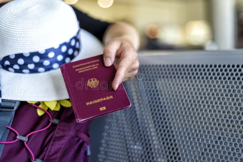 Passport of a Passenger at the Airport Stock Photo Image of frontier, pass 113682092