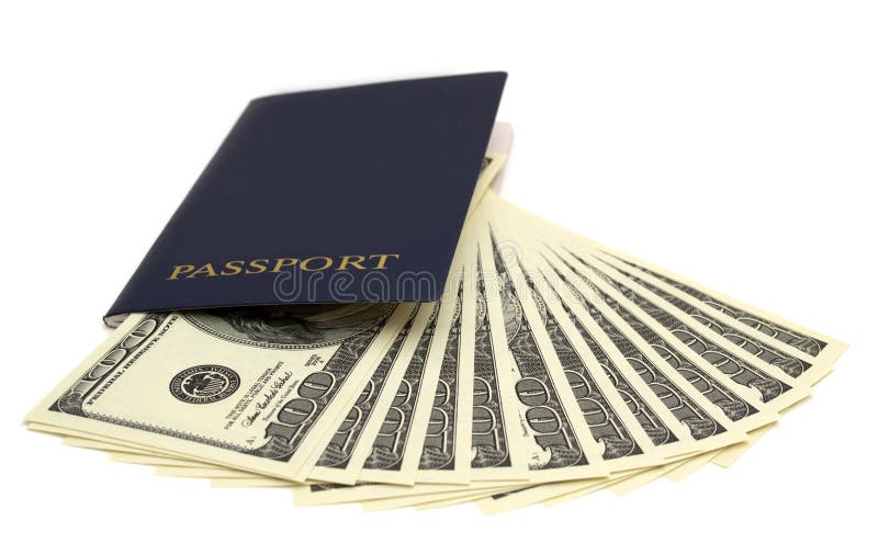 The passport and money