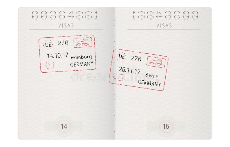 german passport pages