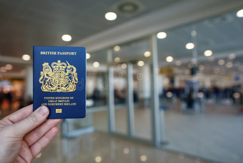 Passport of United Kingdom stock photo. Image of immigration 274894902