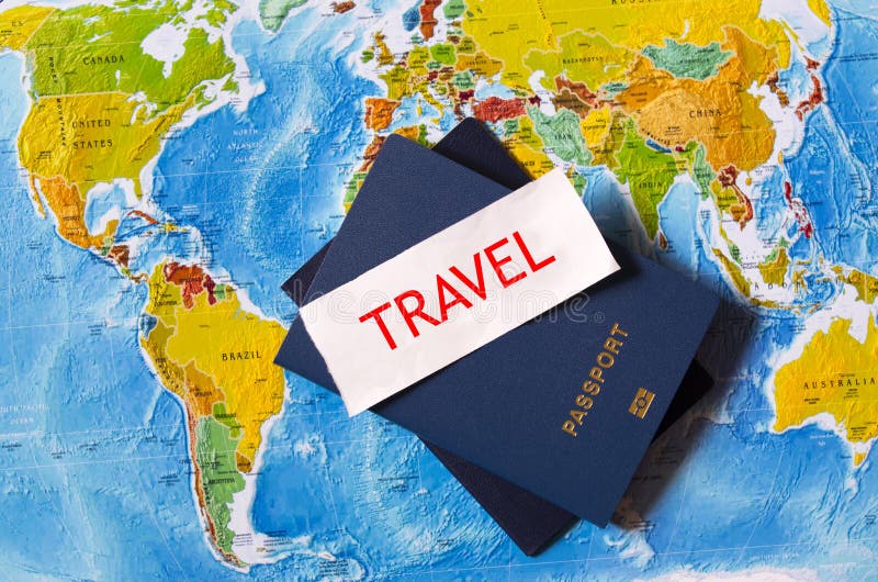 download passports on the map of the usa and europe stock image image of