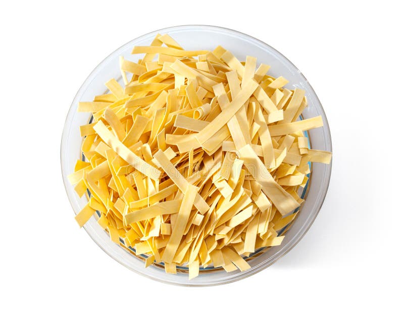 Pasta in bowl, isolated on white royalty free stock image Pasta in bowl, isolated on white royalty free stock image