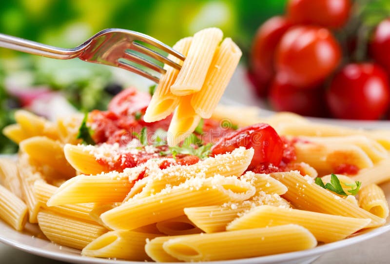 Pasta di Penne immagini stock Pasta di Penne immagini stock