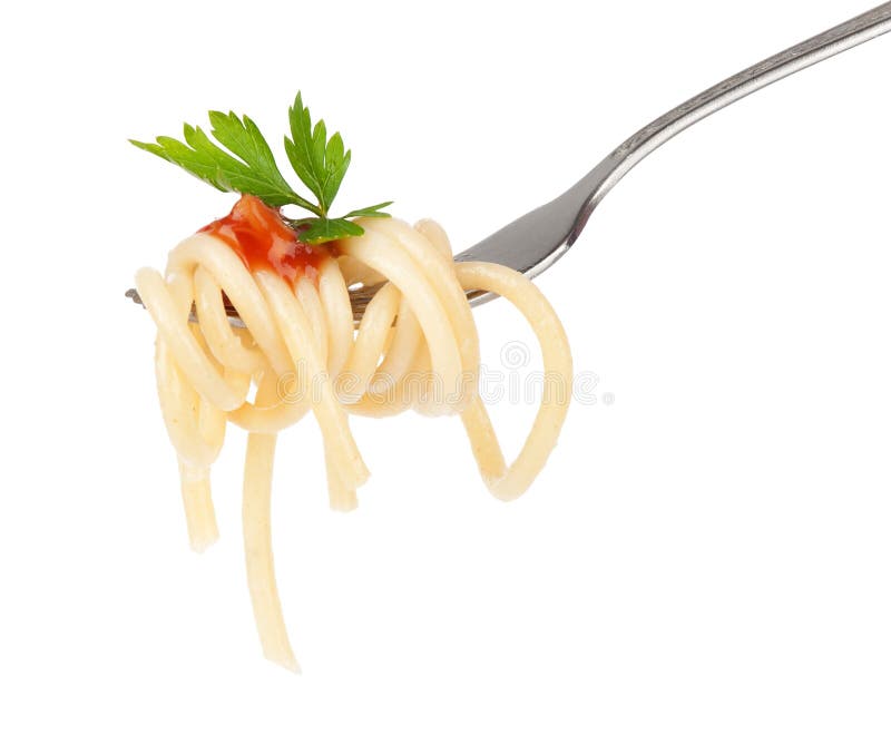 Pasta on fork stock photo. Image of cooking, cuisine, culinary 2184902
