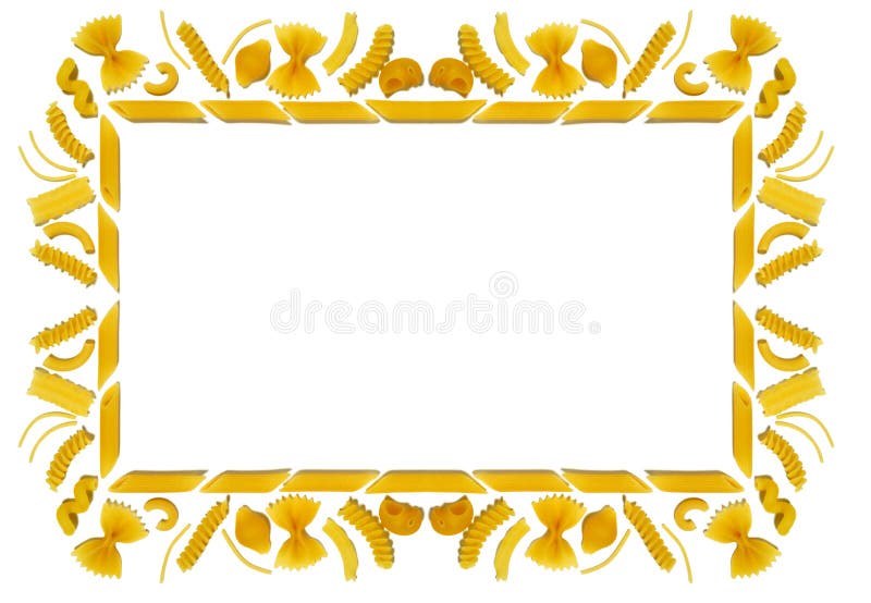 Pasta frame stock photo. Image of mixed, background, concept 17912292