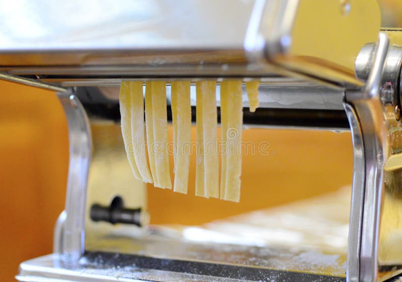 Pasta machine. stock image. Image of machine, dough, utensil 42170755