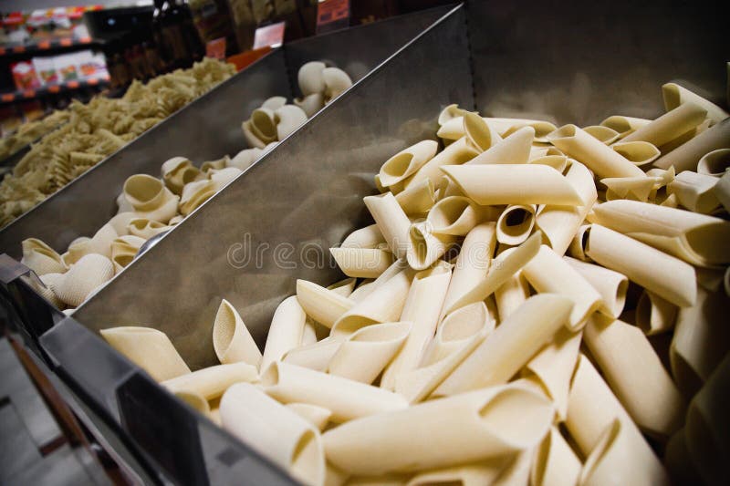 Pasta at market