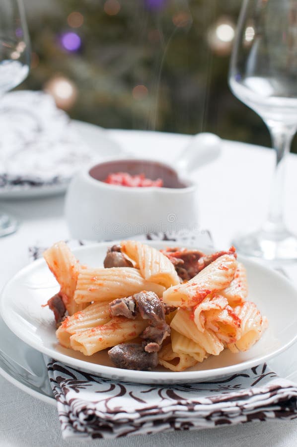 Pasta with meat stock image. Image of gourmet, parmesan - 22680219