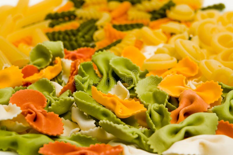 Pasta mix royalty free stock photography Pasta mix royalty free stock photography