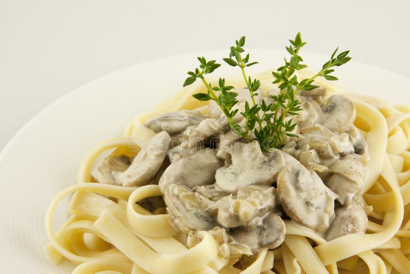 Pasta with mushrooms