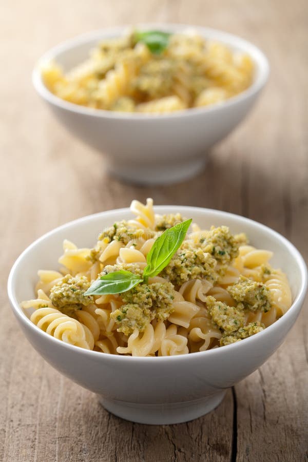 Pasta with olive tapenade stock image. Image of leaf 27913865