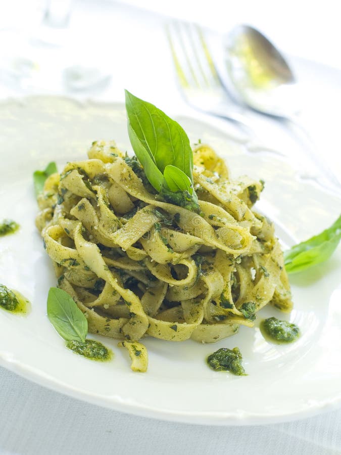 Pasta with pesto