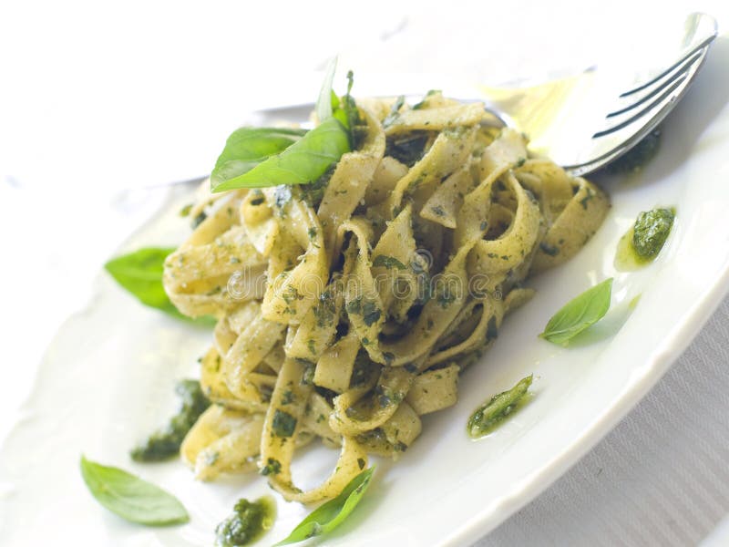 Pasta with pesto