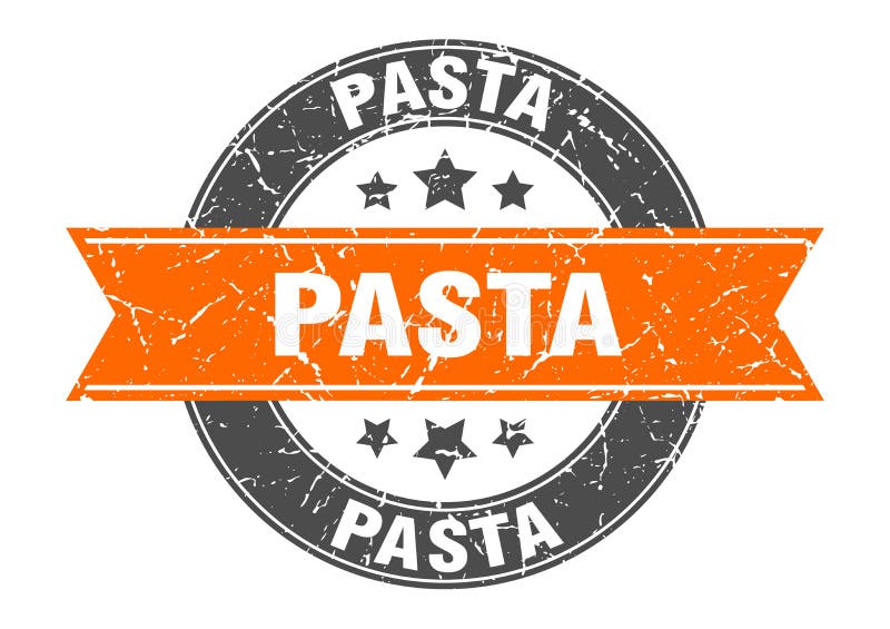 Pasta Stamp. Pasta Round Grunge Sign Stock Vector Illustration of