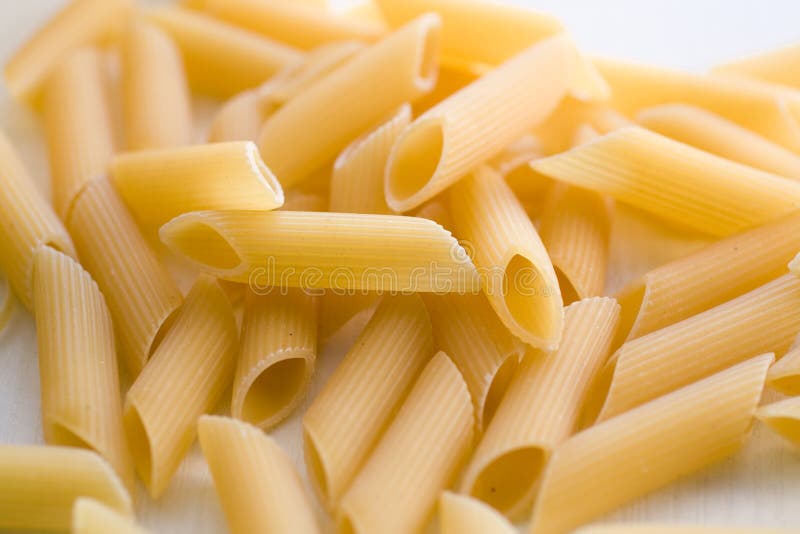 Pastapenne royaltyfri foto