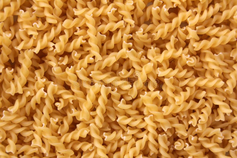Pastas crudas de Fusilli imágenes de archivo libres de regalías Pastas crudas de Fusilli imágenes de archivo libres de regalías