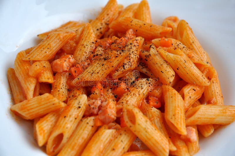Pastas y tomate fotos de archivo Pastas y tomate fotos de archivo