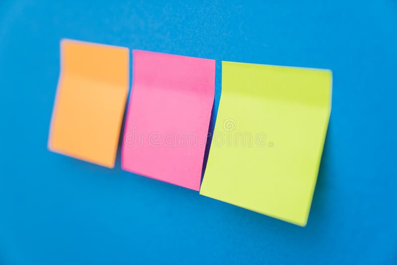 Pasted Paper Notes. High Quality Photo Stock Image Image of clip