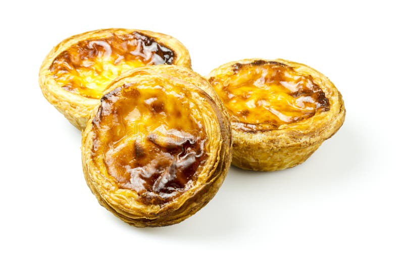 Pasteis De Nata Ou Pastéis De Nata Portugueses Imagem de Stock Imagem