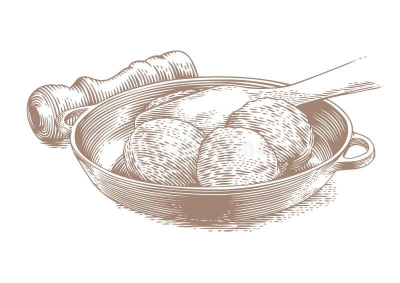 Desenho do fígado frito ilustração do vetor. Ilustração de gosto - 237928280