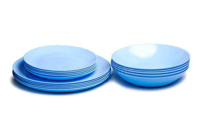 Pastel blue plates stock image. Image of cooking, background 178901355