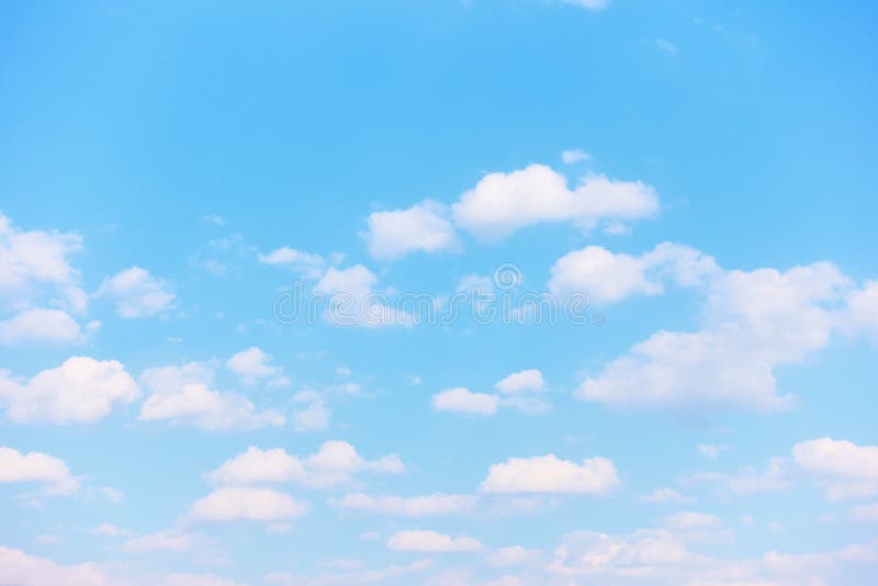 Pastel blue spring sky stock photography