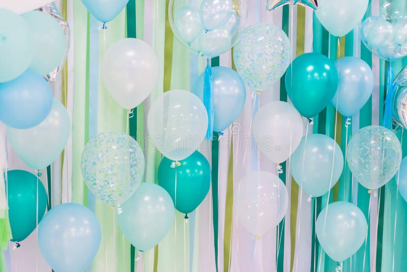 Pastel Balloons Background