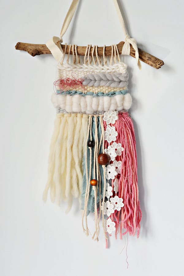 Pastel Color Handmade Wall Hanging Stock Photo Image of decor