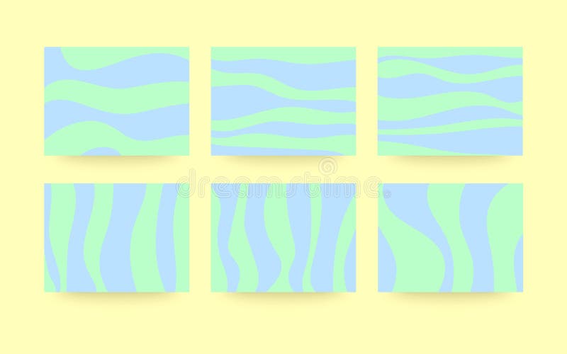 Pastel Color Waves Background for Powerpoint Stock Vector - Illustration of  shapes, design: 124019962
