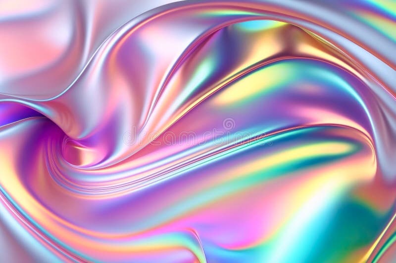 Pastel holographic iridescent background, AI generated 24977776