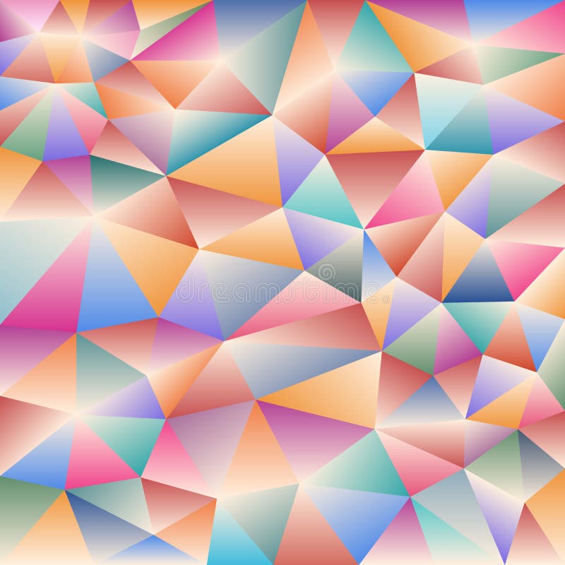 Pastel Colorful Triangle Pattern Geometric Stock Vector Pastel Colorful Triangle Pattern Geometric Stock Vector