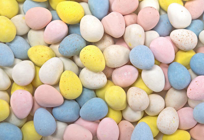 Pastel Easter Egg Candy Background Stock Image Image of sweet, pastel 51857617