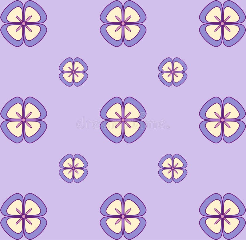 Pastel Floral pattern. Seamless vector texture. Elegant template for fashion prints. Ultraviolet.