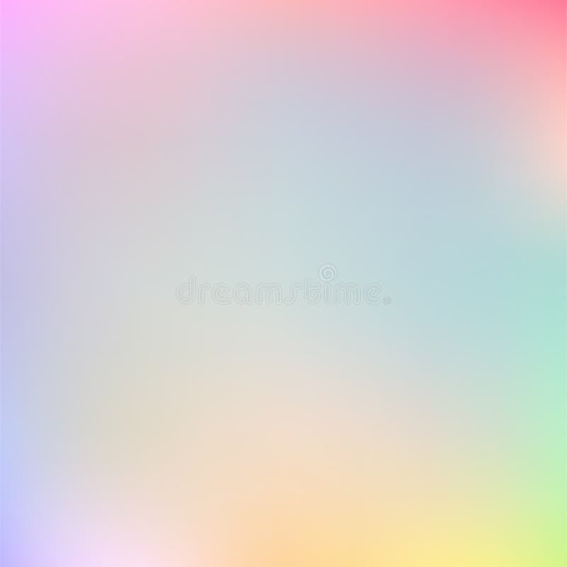 Pastel Multi Color Gradient Vector Background Stock Vector