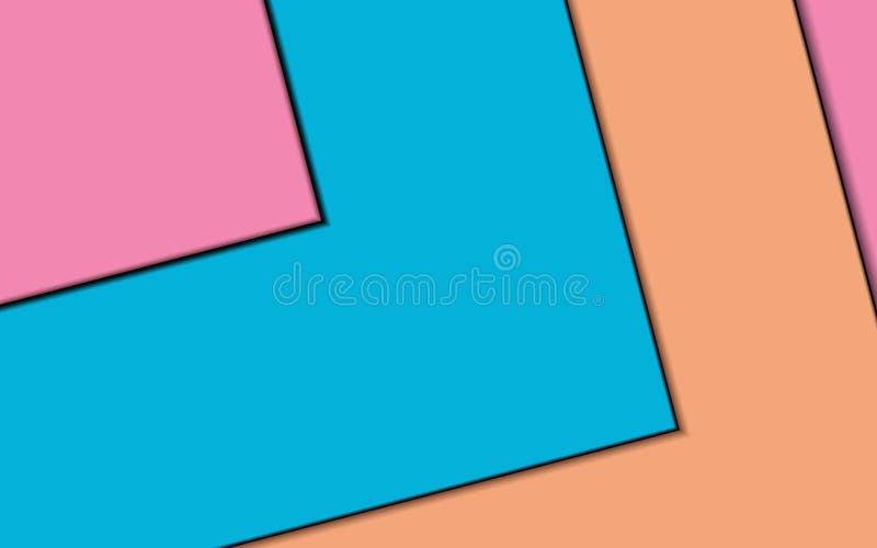 Pastel paper card abstract background, banner abstract background, Rainbow spectrum colors stock illustration