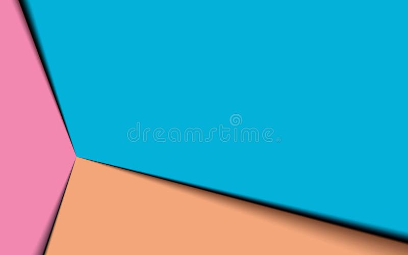 Pastel paper card abstract background, banner abstract background, Rainbow spectrum colors stock illustration