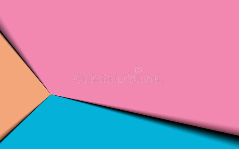 Pastel paper card abstract background, banner abstract background, Rainbow spectrum colors vector illustration
