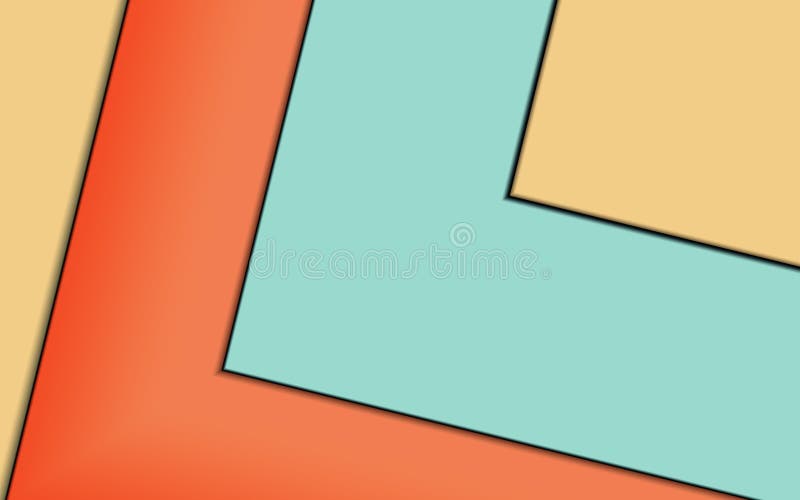 Pastel paper card abstract background, banner abstract background, Rainbow spectrum colors royalty free illustration