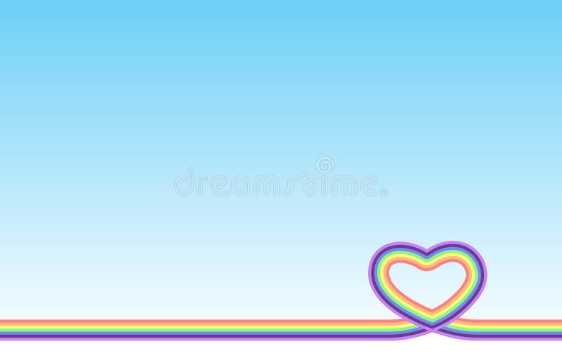 Pastel rainbow heart royalty free illustration Pastel rainbow heart royalty free illustration