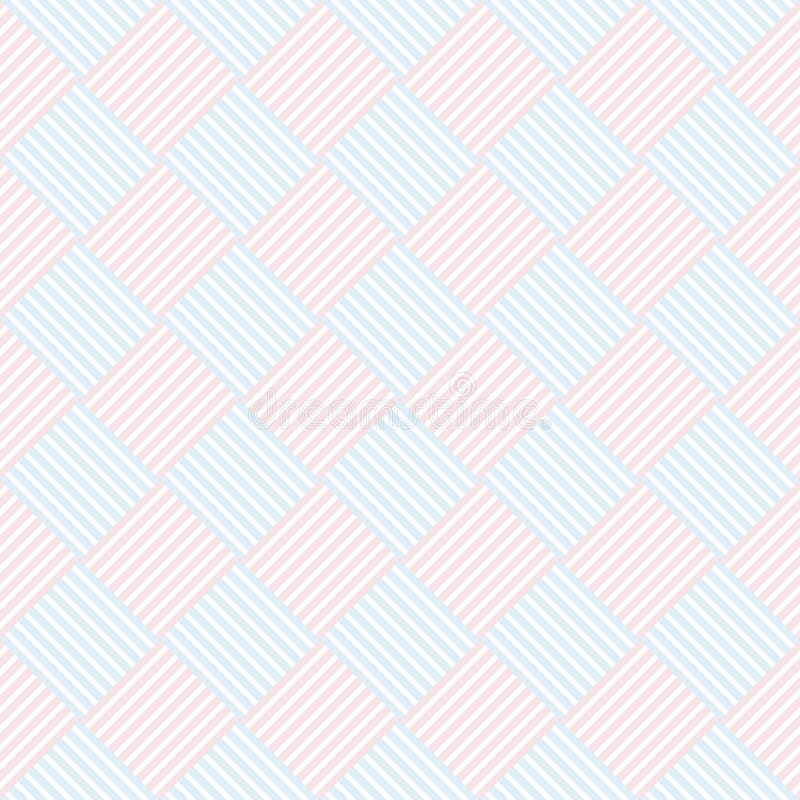 Pastel retro different seamless pattern royalty free illustration