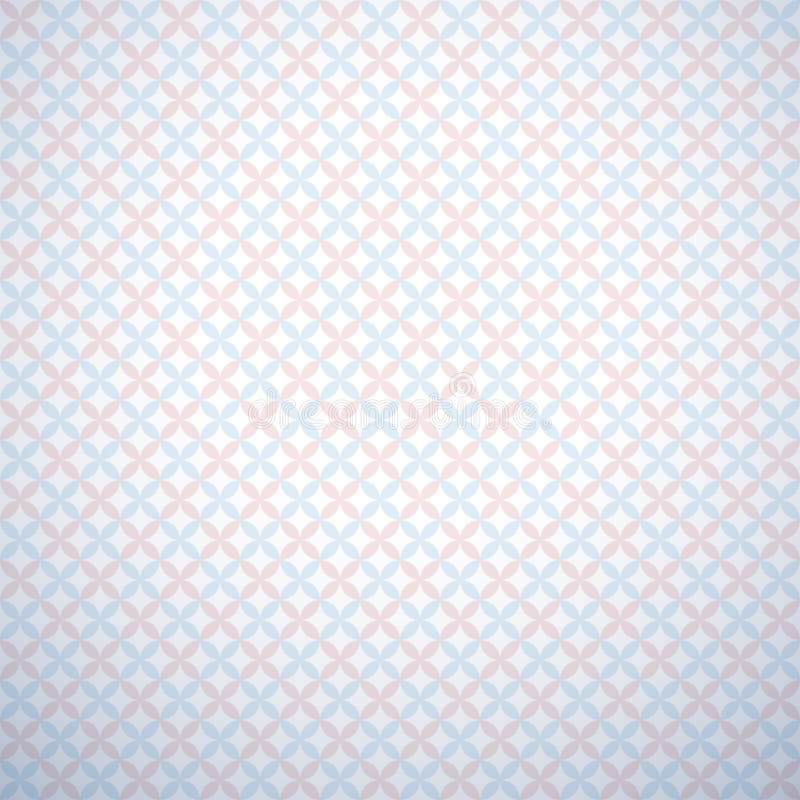 Pastel retro different vector seamless pattern stock illustration