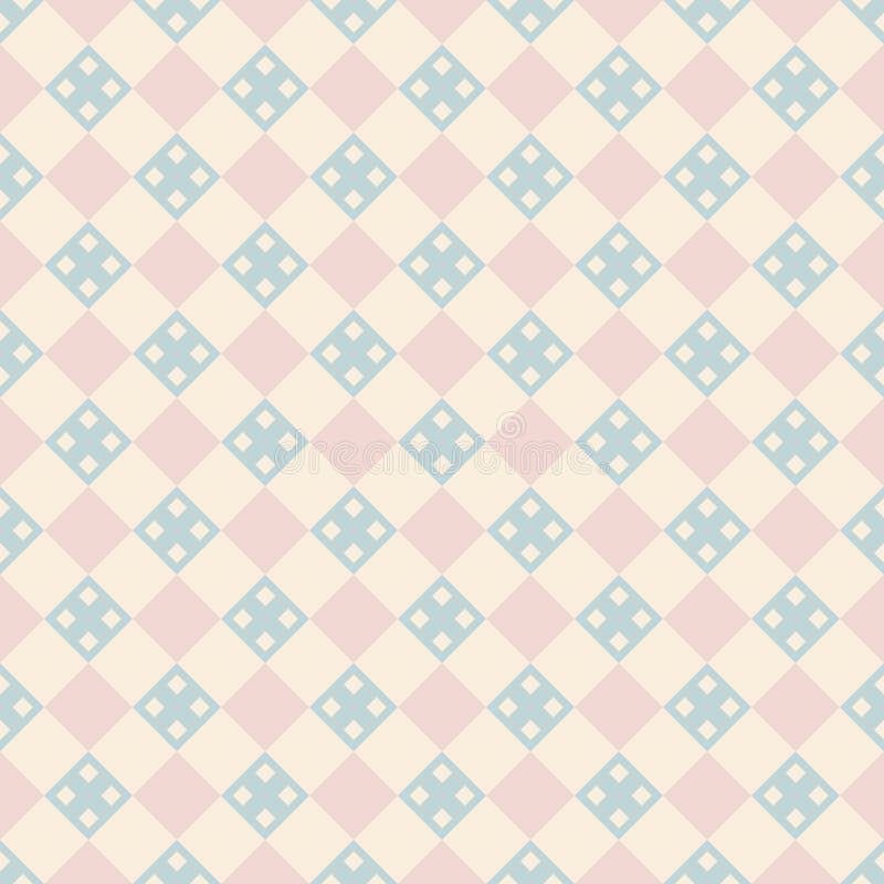 Pastel retro seamless pattern vector illustration