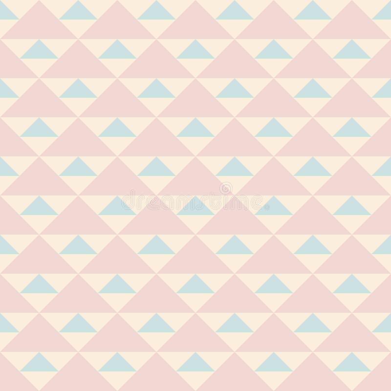 Pastel retro vector seamless pattern stock illustration