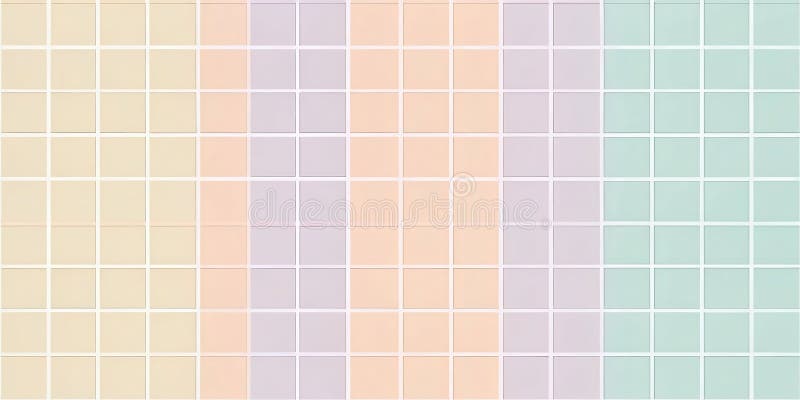 Pastel square grid background texture for design projects. Generative AI royalty free illustration
