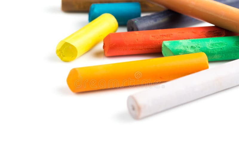 Oil pastel sticks stock image. Image of pigment, color 18399241