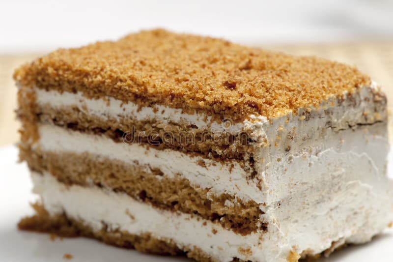 Pastelaria doce flocoso foto de stock