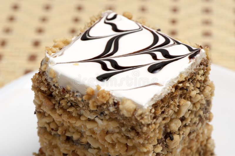 Pastelaria doce flocoso imagem de stock