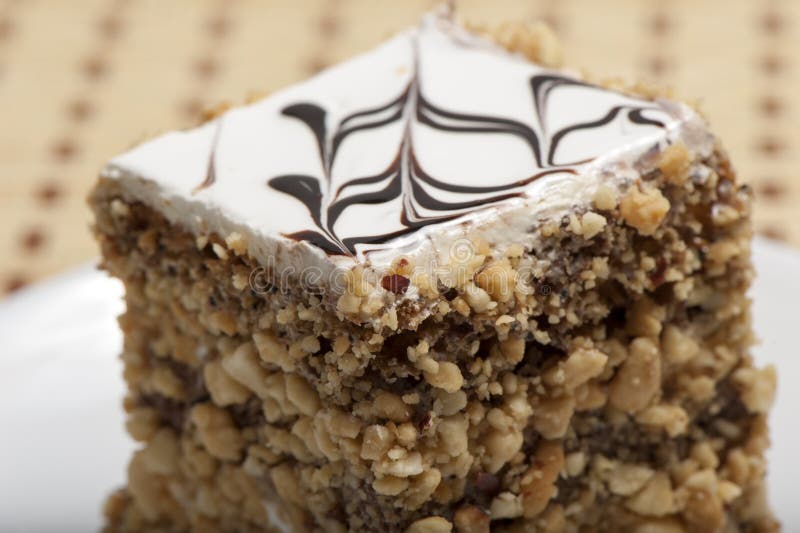 Pastelaria doce flocoso fotos de stock