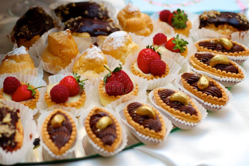 Pastelaria e bolos foto de stock royalty free