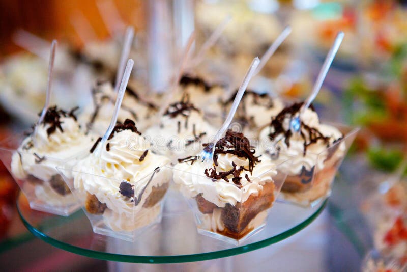 Pastelaria e bolos foto de stock